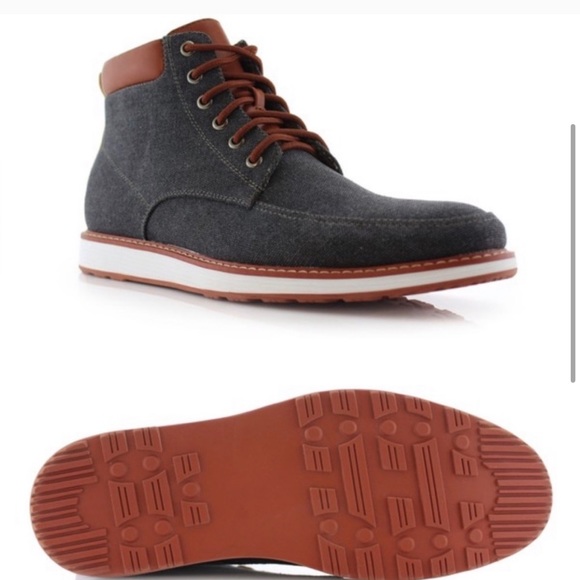 NIB Restock Men’s Black Chukka canvas Boots - Picture 3 of 6